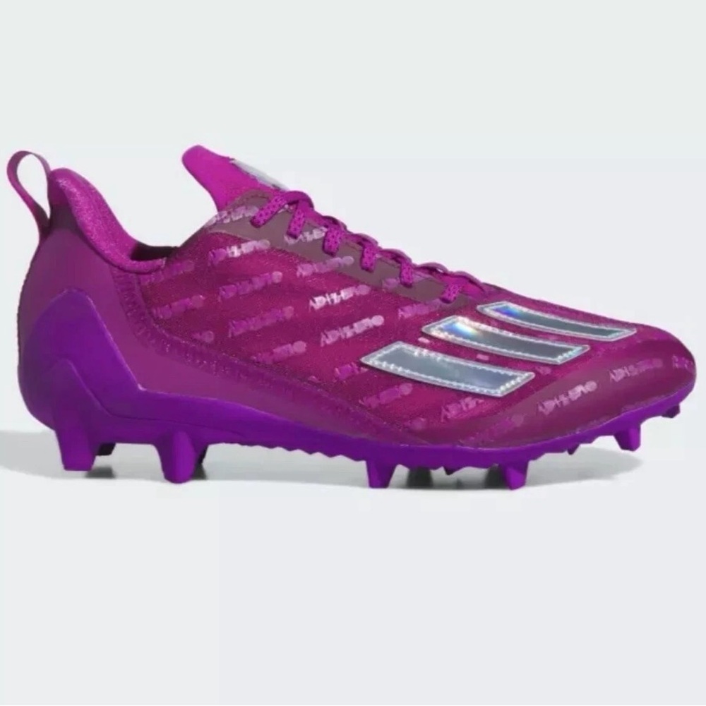 Adidas Adizero Football Cleats Sonic Fuchsia Pink Men's Size 13 RARE GX7899